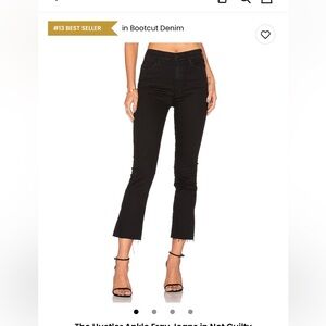 Mother jeans pixie ankle fray Jean